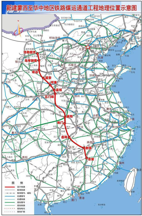 蒙华铁路江西段建设顺利预计2019年底通车