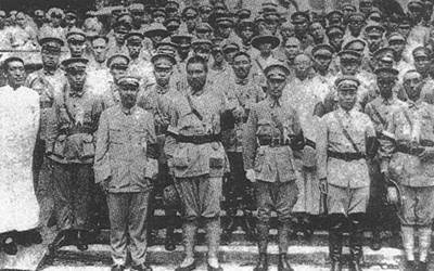 1928年7月6日，北伐军各路总司令、各路总指挥祭灵大典在北平西山碧云寺举行，蒋介石主祭。