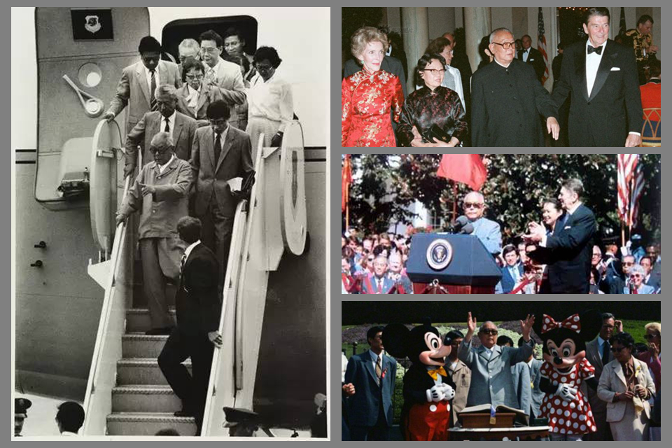 1985年7月11日至31日，国家主席李先念对加拿大和美国进行国事访问。这是中华人民共和国主席首次对太平洋彼岸的两个北美国家进行访问。7月16日，中加两国政府就延长贸易协定和成立农业联合委员会进行换文的签字仪式在渥太华举行。7月23日，中美两国关于和平利用核能合作协定、中美文化协定两年执行计划、中美教育合作交流议定书和中美渔业协定在华盛顿签字。