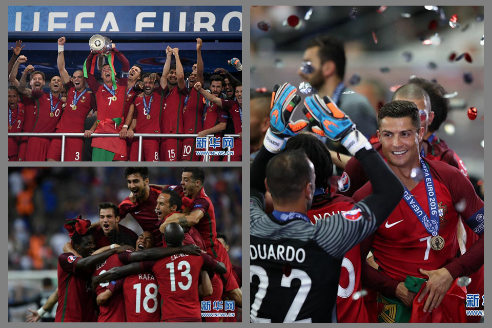 2016年7月11日(农历六月初八)，欧锦赛葡萄牙队首次夺冠。<br/>
　　北京时间2016年7月11日凌晨3点，2016欧洲杯决赛，葡萄牙在法兰西大球场1-0击败东道主法国，历史上首次夺冠。C罗伤退落泪，替补出场的埃德尔在加时赛第109分钟完成绝杀。