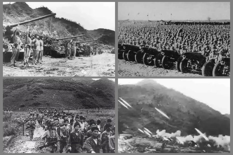 1953年7月13日，抗美援朝金城战役打响。<br/>
　　金城战役7月13日开始，27日结束，连同正面中朝人民军队其他部队的作战，共歼敌7.8万余人，收复土地192.6平方公里。这次战役，是志愿军转入阵地战以来规模最大的一次战役，严惩了李承晚集团，加深了美国同南朝鲜当局的矛盾，有力地促进了朝鲜停战的实现，对停战后维护朝鲜局势的稳定起了重要作用。