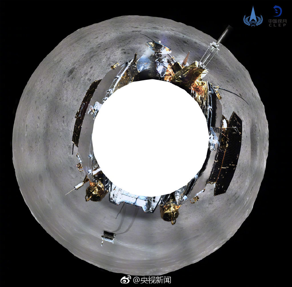 记者从国家航天局获悉，截至1月11日8时，嫦娥四号着陆器、玉兔二号巡视器和“鹊桥”中继星状态稳定，各项工作按计划实施。着陆器上配置的地形地貌相机完成了环拍，科研人员根据“鹊桥”中继星传回的数据，制作了清晰的环拍影像图。 （央视记者崔霞 王世玉）