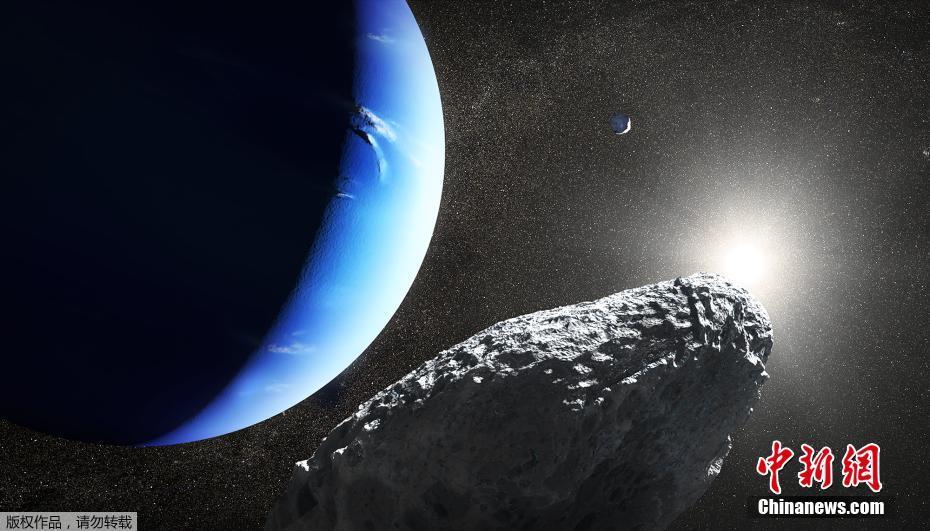 当地时间2月20日，英国《自然》杂志公布了一项天文学最新发现：“地外文明搜寻计划”（SETI）团队发现了此前从未曾观测到的海王星最小的卫星，其被命名为“马头鱼尾怪”（Hippocamp）。其平均直径仅34千米，轨道靠近“普罗透斯”（海卫八）——最大最外层的内卫星。文字来源：科技日报 图片来源：中新网