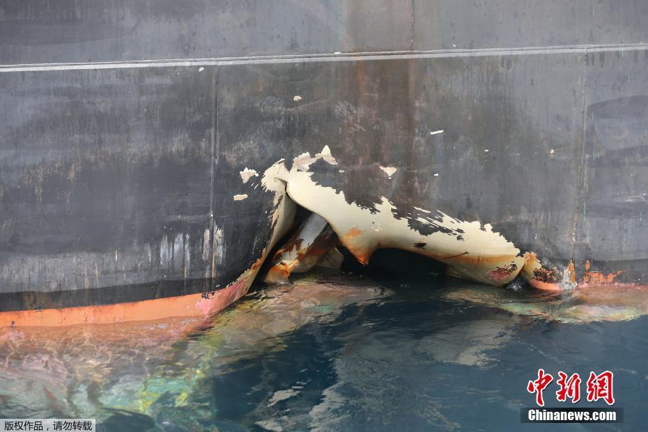 阿联酋外交部12日发出的声明说，四艘在不同国家注册的商船在阿联酋富查伊拉酋长国(Fujairah)以东海域遭受“破坏攻击”，事件中没有人员伤亡，也没有造成有害化学物质或燃料泄漏。 图片来源：中新网