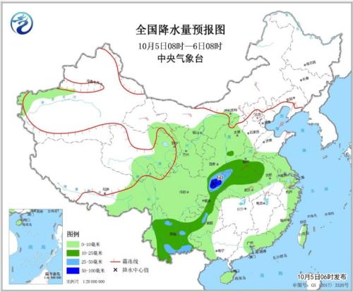 「降水」较强冷空气继续影响中东部地区 西南地区多阴雨