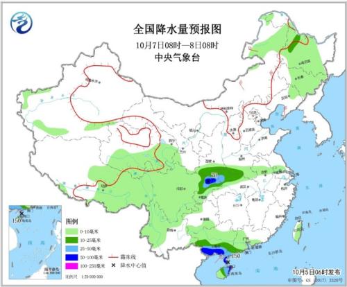 「降水」较强冷空气继续影响中东部地区 西南地区多阴雨