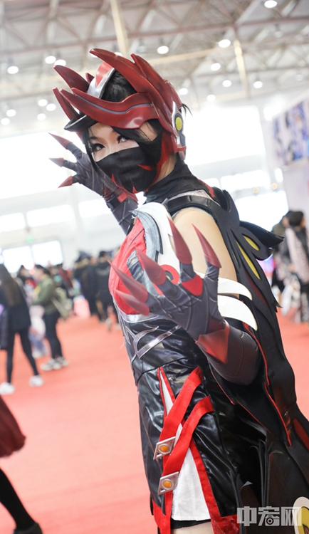 现场的COSER。 中宏网记者 富宇 摄