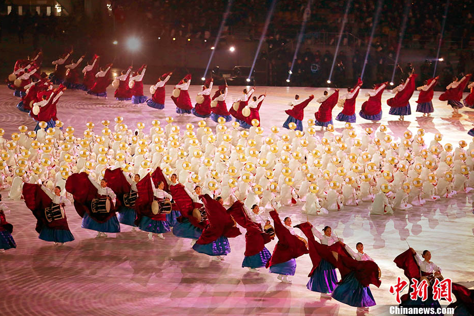 2月9日晚,2018冬奧會開幕式在韓國平昌奧林匹克體育場舉行,這是冬奧會