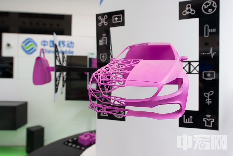 现场展示的3D打印产品。 中宏网记者 富宇 摄