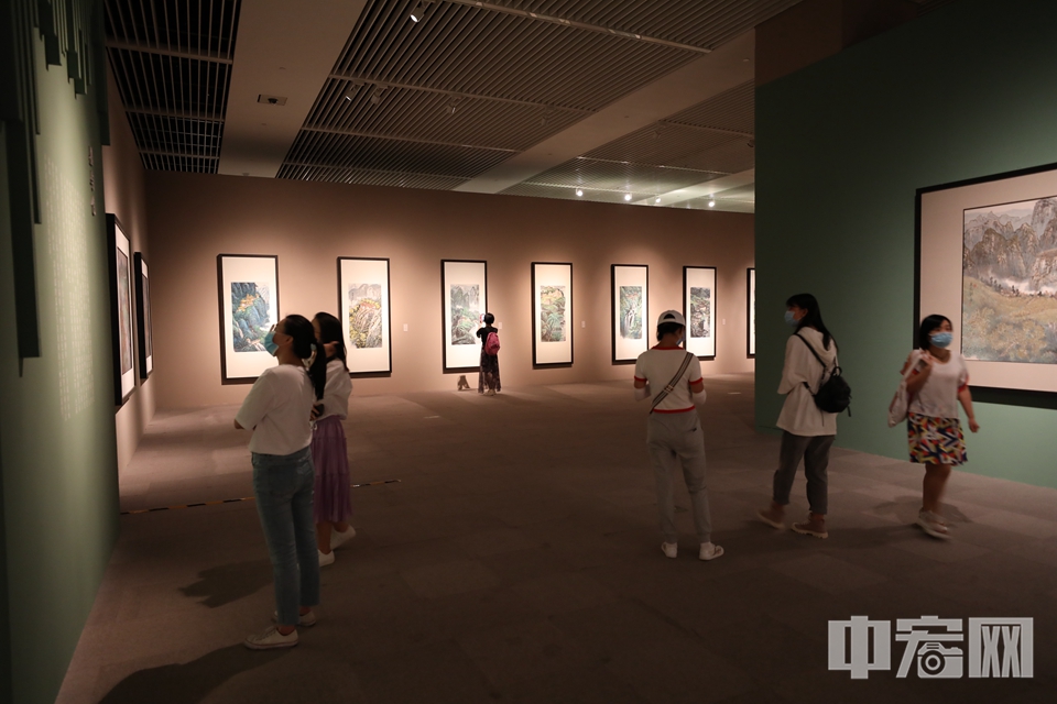 本次展览为期一个月，观众可通过国家博物馆的微信公号预约参观。 中宏网记者 富宇 摄