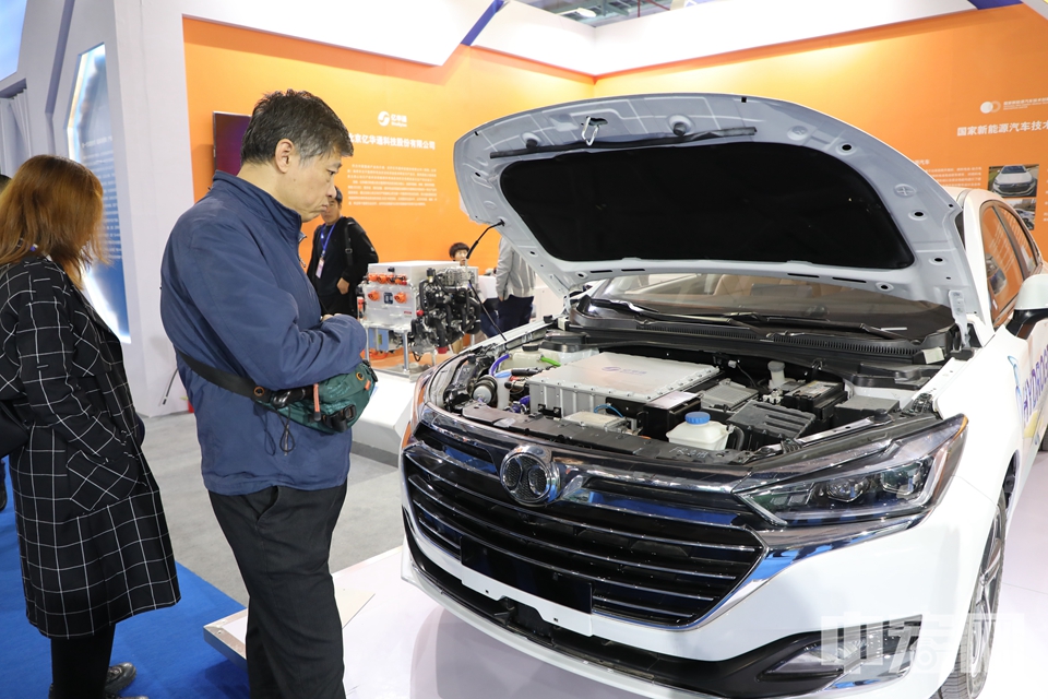科博会上展出的北汽氢动力汽车。 中宏网记者 康书源 摄