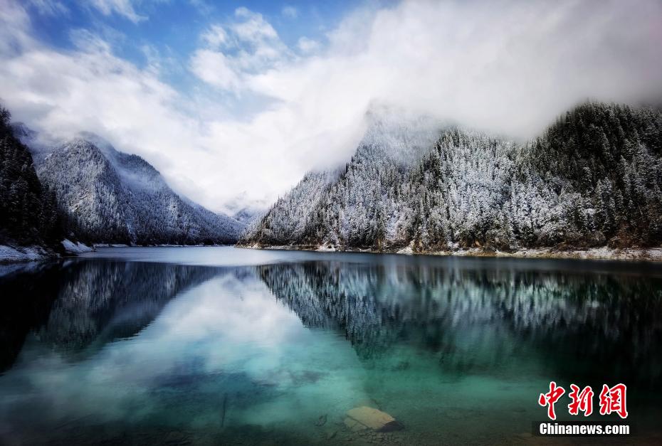 九寨溝雪後美景