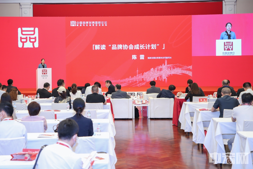 国家发展改革委体制改革综合司副司长陈雷对 “品牌协会成长计划”进行解读。