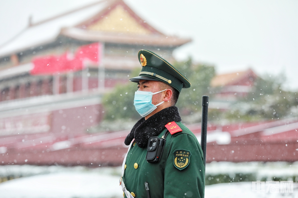 北京武警执勤图片