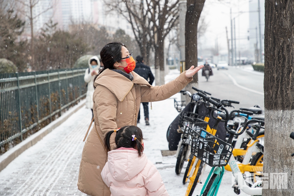 1月20日，大寒节气，北京迎来2022年首场降雪。