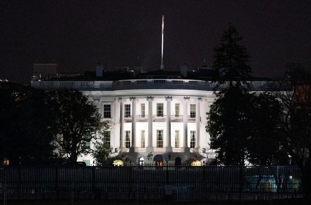 白宫后门图片