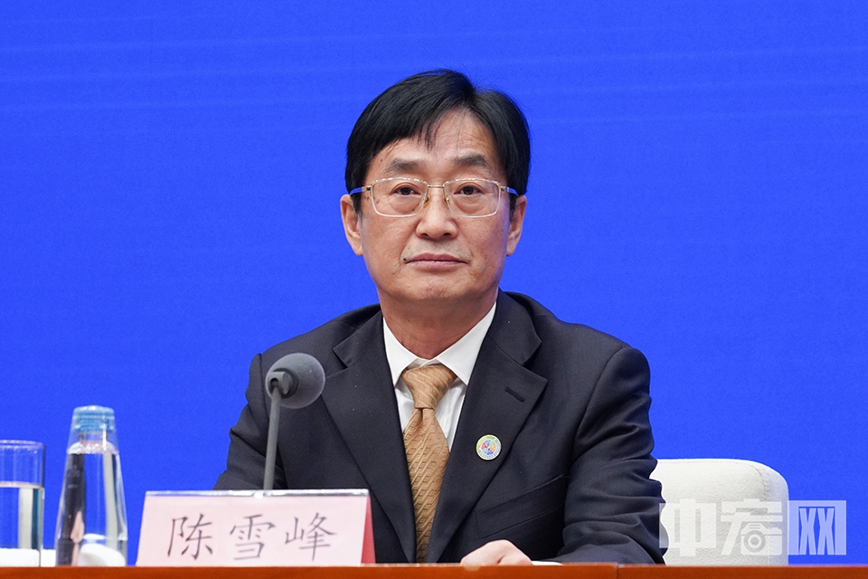 国家林业和草原局森林草原防火司负责人陈雪峰。 中宏网记者 富宇 摄