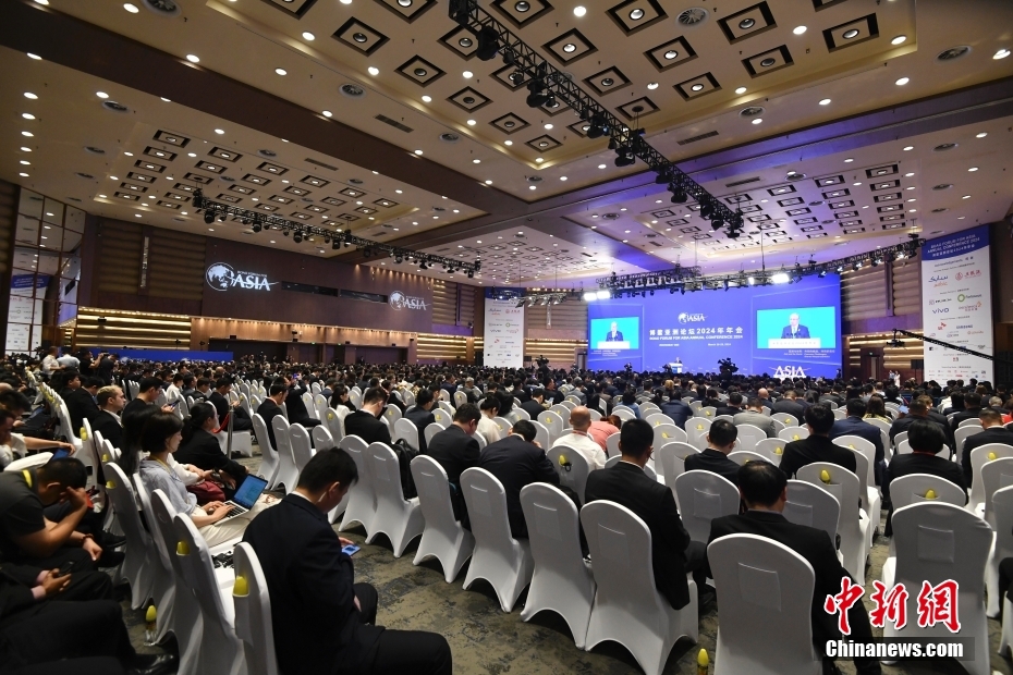 3月28日，博鳌亚洲论坛2024年年会开幕式在海南博鳌举行。中新社记者 骆云飞 摄