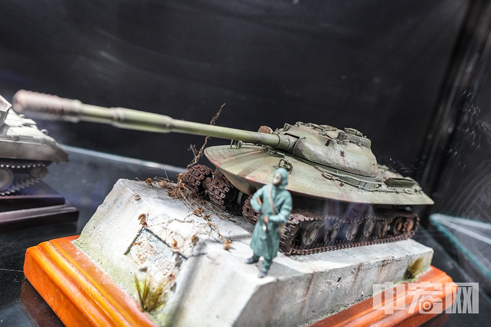 279工程坦克场景模型。 中宏网记者 富宇 摄