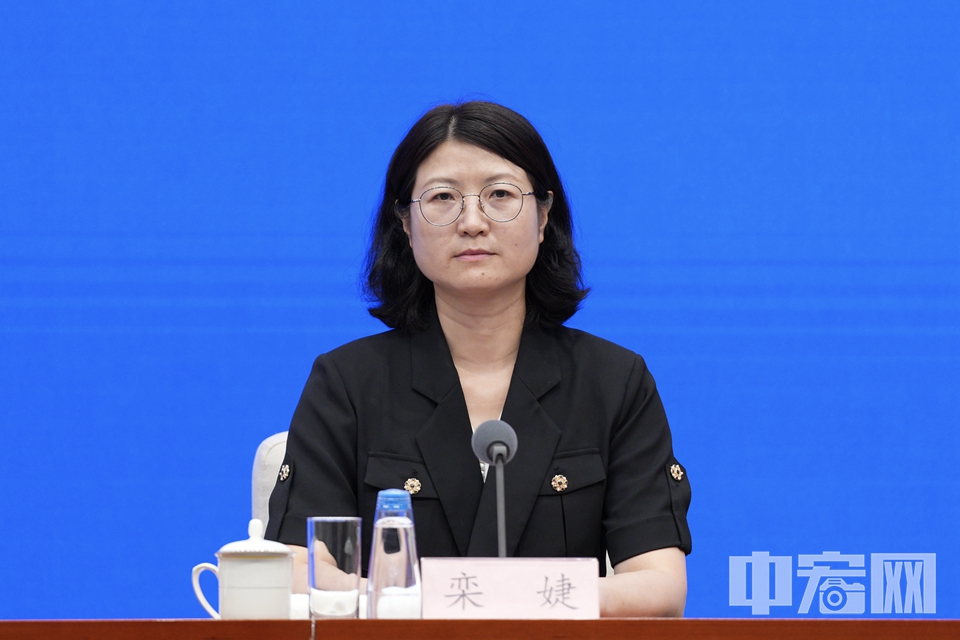 国家数据局政策和规划司负责人栾婕。 中宏网记者 富宇 摄