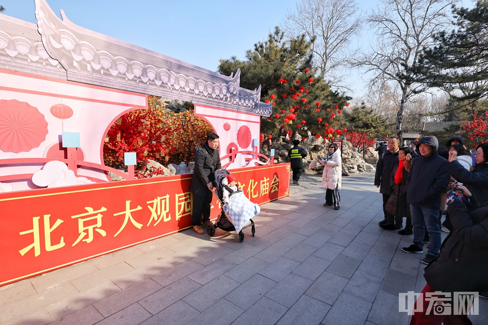 1月29日至2月4日，大观园庙会拉开帷幕。今年红楼庙会打造全域沉浸式游园新体验。大观园春节版“太虚幻境”惊艳登场。每日上午10点，贾宝玉引领着金陵十二钗等角色，从南门徐徐向大殿舞台前行。一路上，他们以才情为笔，以诗词为墨，吟诗作对。生动再现了贾府鼎盛时期阖家欢聚的热闹场景，仿若穿越时空，亲身感受经典文学中的动人时刻。陈硕 摄