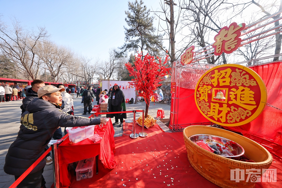 1月29日至2月4日，大观园庙会拉开帷幕。今年红楼庙会打造全域沉浸式游园新体验。大观园春节版“太虚幻境”惊艳登场。每日上午10点，贾宝玉引领着金陵十二钗等角色，从南门徐徐向大殿舞台前行。一路上，他们以才情为笔，以诗词为墨，吟诗作对。生动再现了贾府鼎盛时期阖家欢聚的热闹场景，仿若穿越时空，亲身感受经典文学中的动人时刻。陈硕 摄