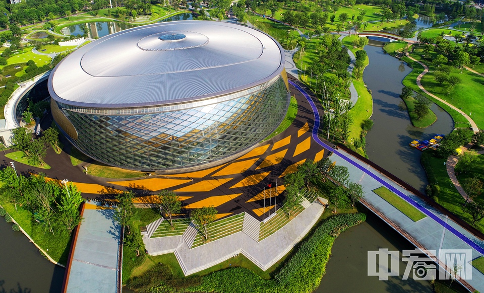 “光影中國·禮贊十四五”影像征集投稿：《航拍大運河亞運公園》 作者 陳碧鑫