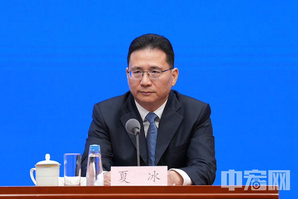 國家數(shù)據(jù)局副局長夏冰。 中宏網(wǎng)記者 富宇 攝